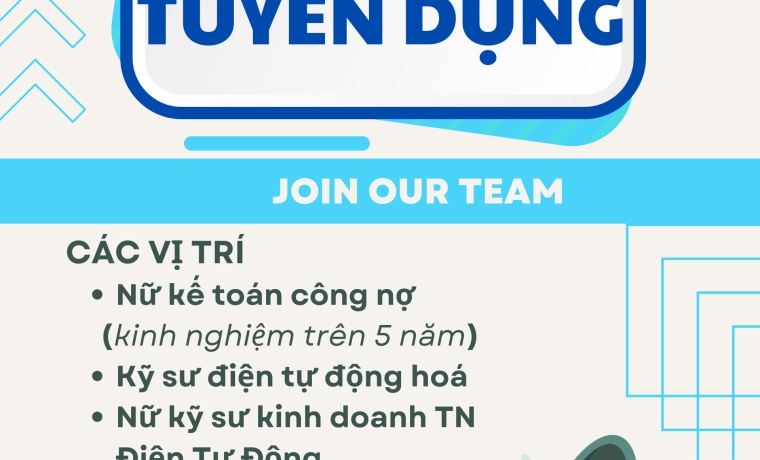 TUYỂN DỤNG NỮ KỸ SƯ KINH DOANH TỐT NGHIỆP ĐIỆN TỰ ĐỘNG