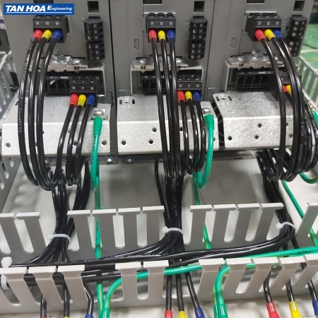 Tủ điện Bơm cấp nước nóng 3x4kW VSD