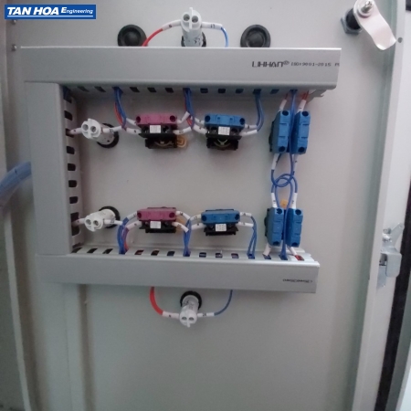 Tủ điện bơm hố pít thang máy 2x0.3kW DOL