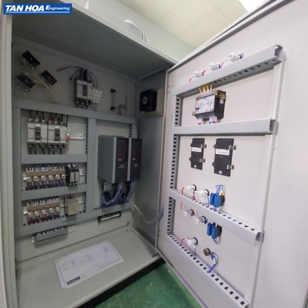 Tủ điện Bơm tăng áp 2x1.5kW VSD