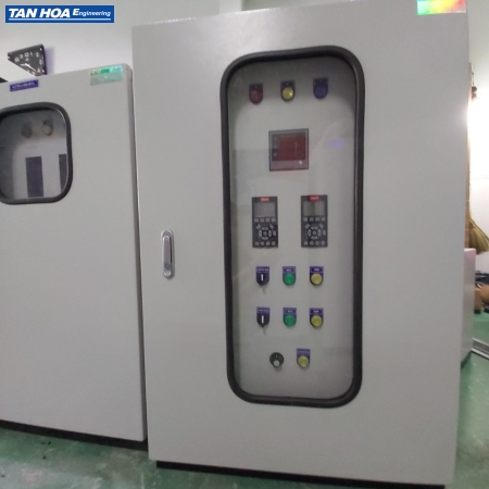 Tủ điện Bơm tăng áp 2x1.5kW VSD