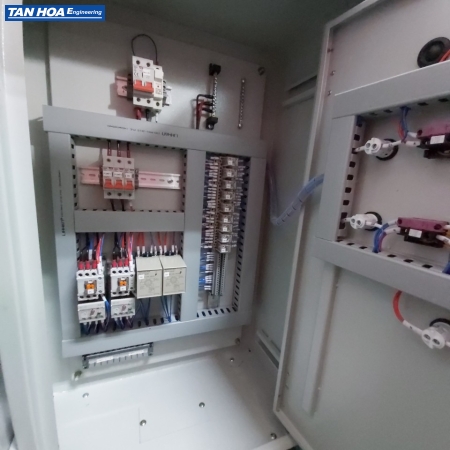 Tủ điện bơm hố pít thang máy 2x0.3kW DOL