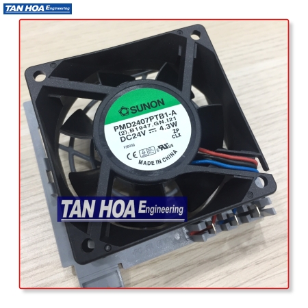 Phụ tùng bo làm mát của Biến tần - Fan assembly 70x70x25 nm coated (for FC102/202/302 0,37-4KW) 130B1096