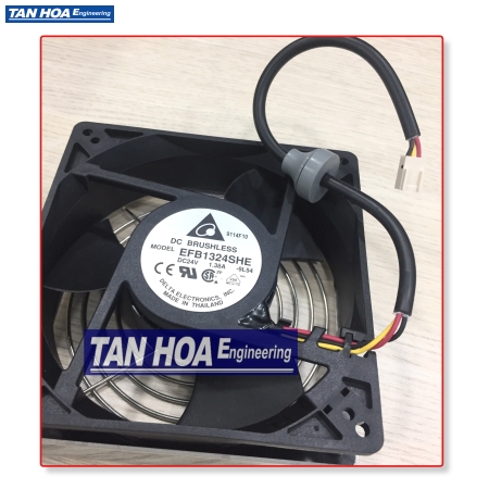 Phụ tùng bo làm mát - Fan Brushless EFB1324SHE - T75R B4 fan assembly 30/37 kw 130B3701