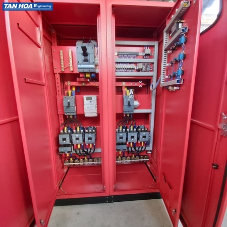 TỦ ĐIỆN ĐIỀU KHIỂN HỆ PCCC 2 BƠM CHÍNH 250KW