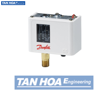 Công tắc áp suất Danfoss KP36, Range 2 – 14 Bar, Diff 0,7 – 4 Bar, G1/4 (Auto)